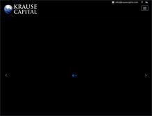 Tablet Screenshot of krausecapital.com